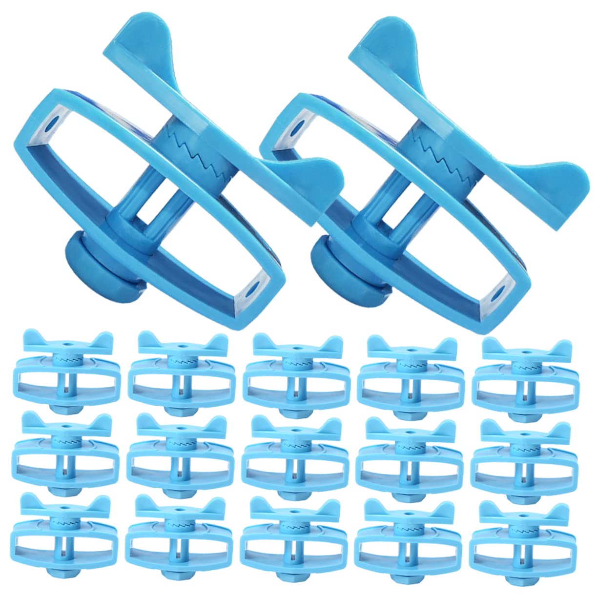 BESPORTBLE 24 Isolatori per Tenditore, Plastico Blu, Resistenti All’usura, Facili da Installare, Accessori per Filo di Recinzione