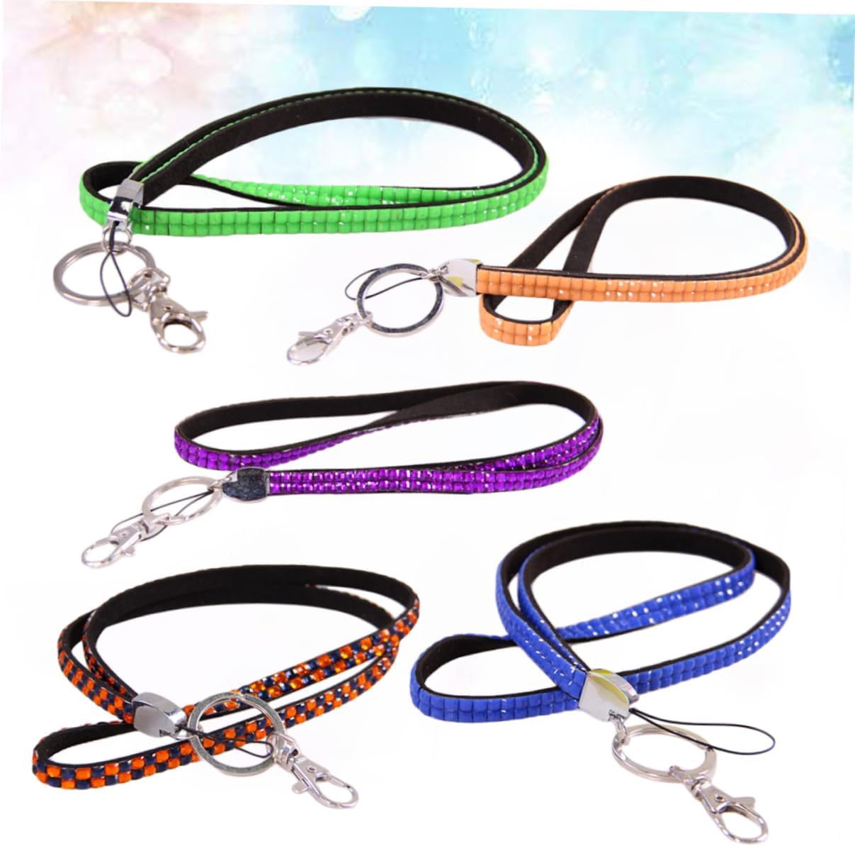 10 Pcs Phone Lanyard Strap Cell Phone Lanyards Lanyard Cell Phone Neck Lanyard Shiny Phone Lanyard Phone