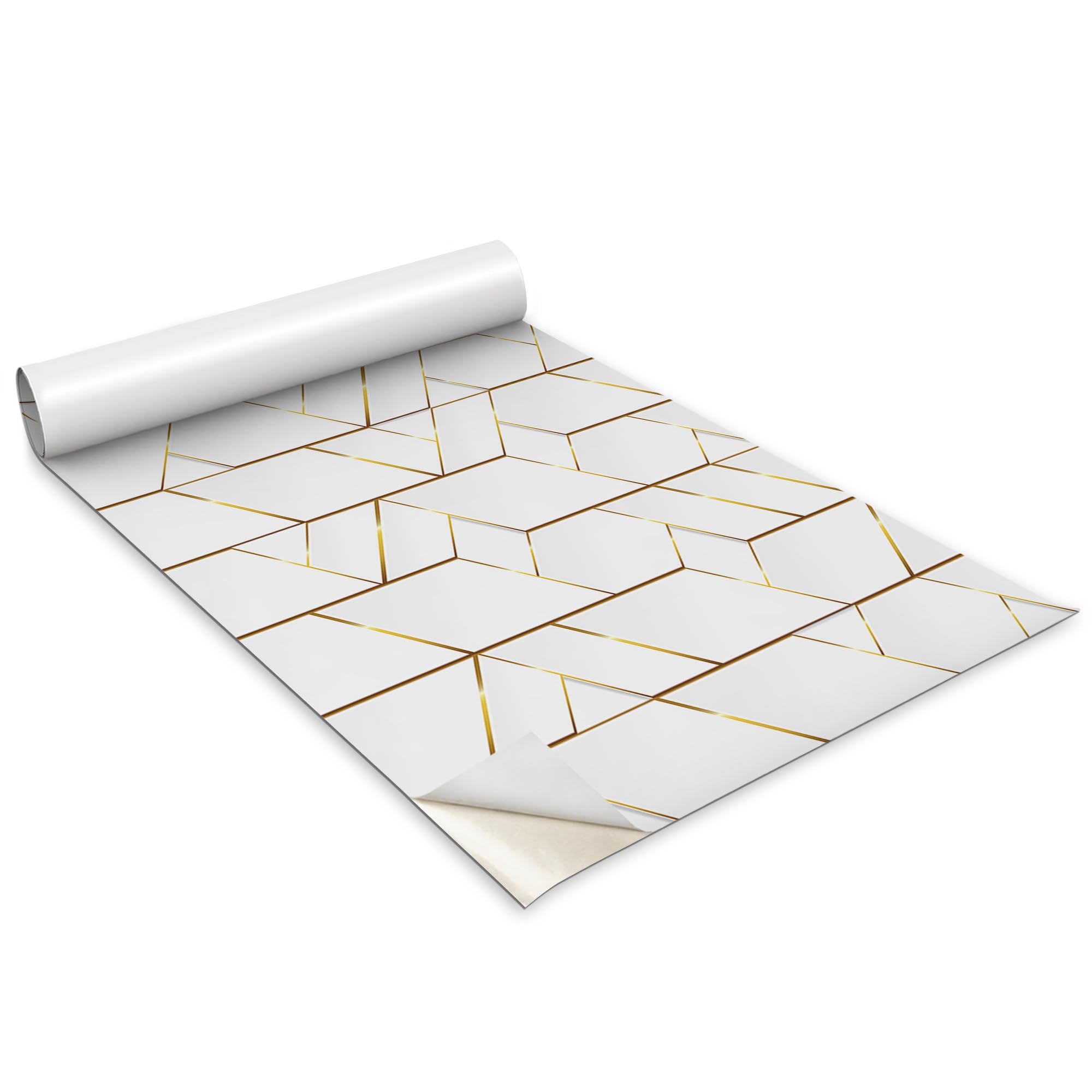 Papel Pintado Adhesivo para Cocina Armarios Muebles Puertas Dormitorio Mate 100x50 cm