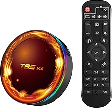 CHROX Android 11.0 TV Box, Set Top Box 4GB RAM 64GB ROM S905X4 Quad-Core Support 2.4G/5.8G Dual Wifi Bluetooth 4.0 Ethernet LNA 3D 4K Smart TV Streaming Media Player,4GB+64GB