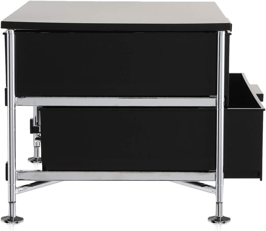 Kartell Mobil Drawers by Antonio Citterio with Oliver Low, Pack of 1, Matte Smoke Glossy