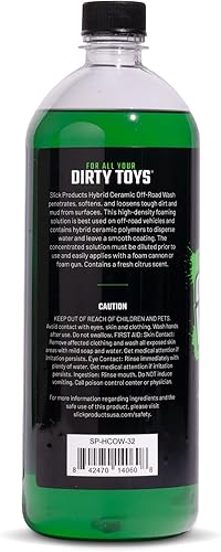 Miniatura 3 de Slick Products Solución de limpieza de espuma gruesa para lavado todo terreno, motocross, UTV, camión, cañón de espuma de jabón o pistola de espuma,