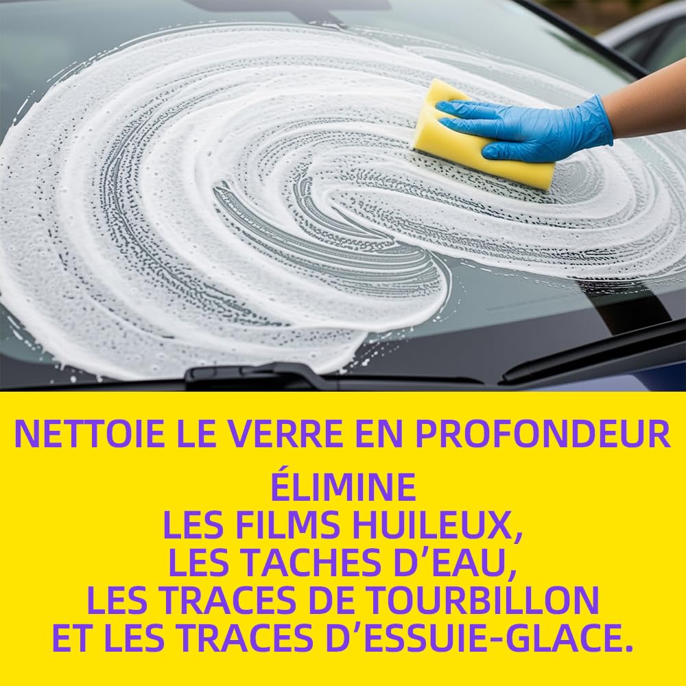 1LB (453g) 99.97% Cerium Oxide Glass Polishing Powder– Removes: Oil Films, Water Spots, Swirl Marks, Wiper Streaks, Removes Fine Scratches & Deep-Cleans Glass Surfaces. （0.7 µm Ultra-Fine Abrasive）