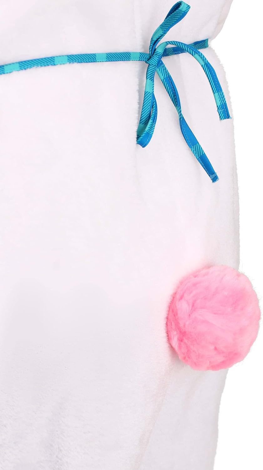 Deluxe Adult Easter Bunny Costume - 6 Pc Bunny Mascot Rabbit Suit with Mask, Vest, Bow Tie, Shoe Covers & Gloves - Image 7