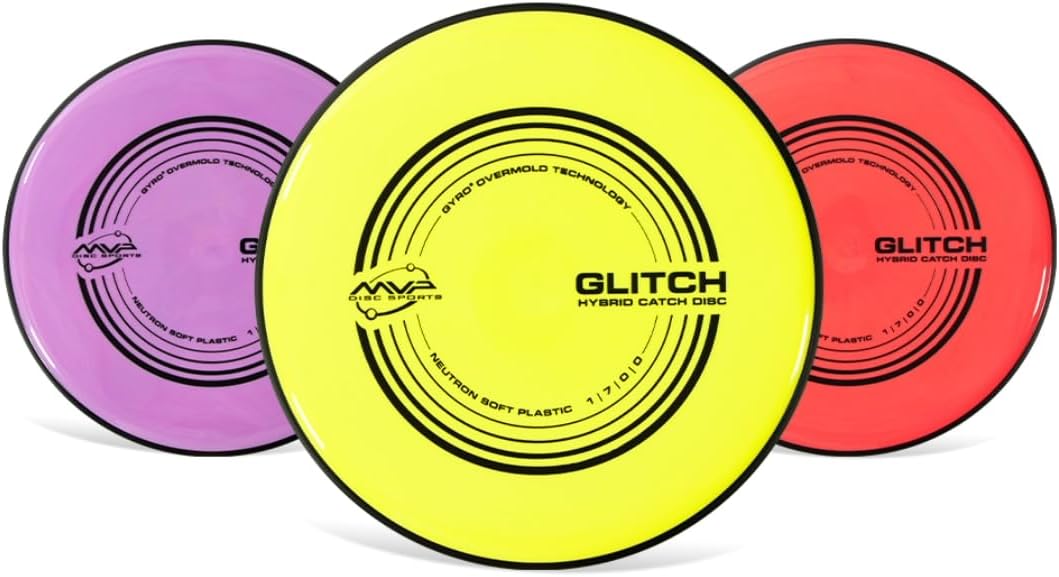 Axiom DiscsMVP Neutron Soft Glitch Putter Golf Disc | 140-159 Gram | Colors Vary