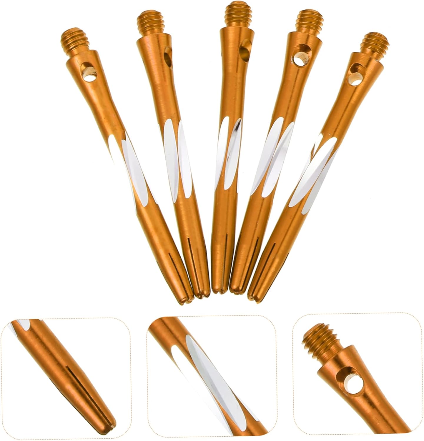 Replacement Shafts 5pcs Standard 2ba Thread Lightweight Aluminum Alloy Shafts