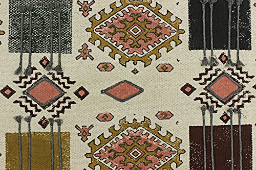 Tapis fait main en coton authentique pour une maison chaleureuse