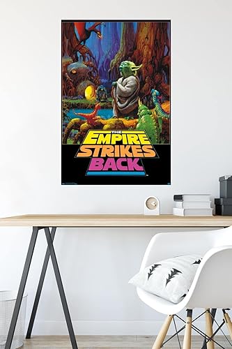 Miniatura 4 de Trends International Neon - Póster de pared de Star Wars - Empire Strikes Back, 22.375 x 34 pulgadas, versión sin marco