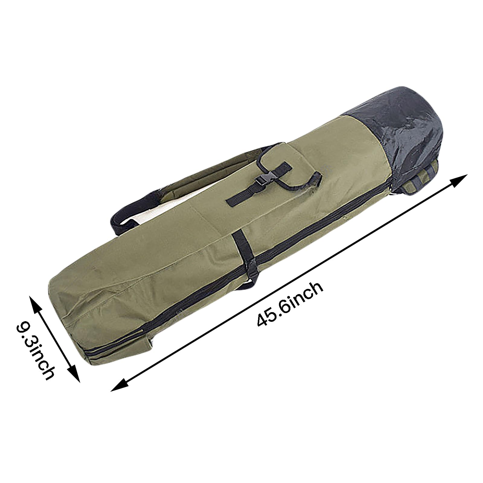 Sac Canne à Pêche Étanche Housse Pliante Grande Capacité Sangle Réglable Canne Moulinet