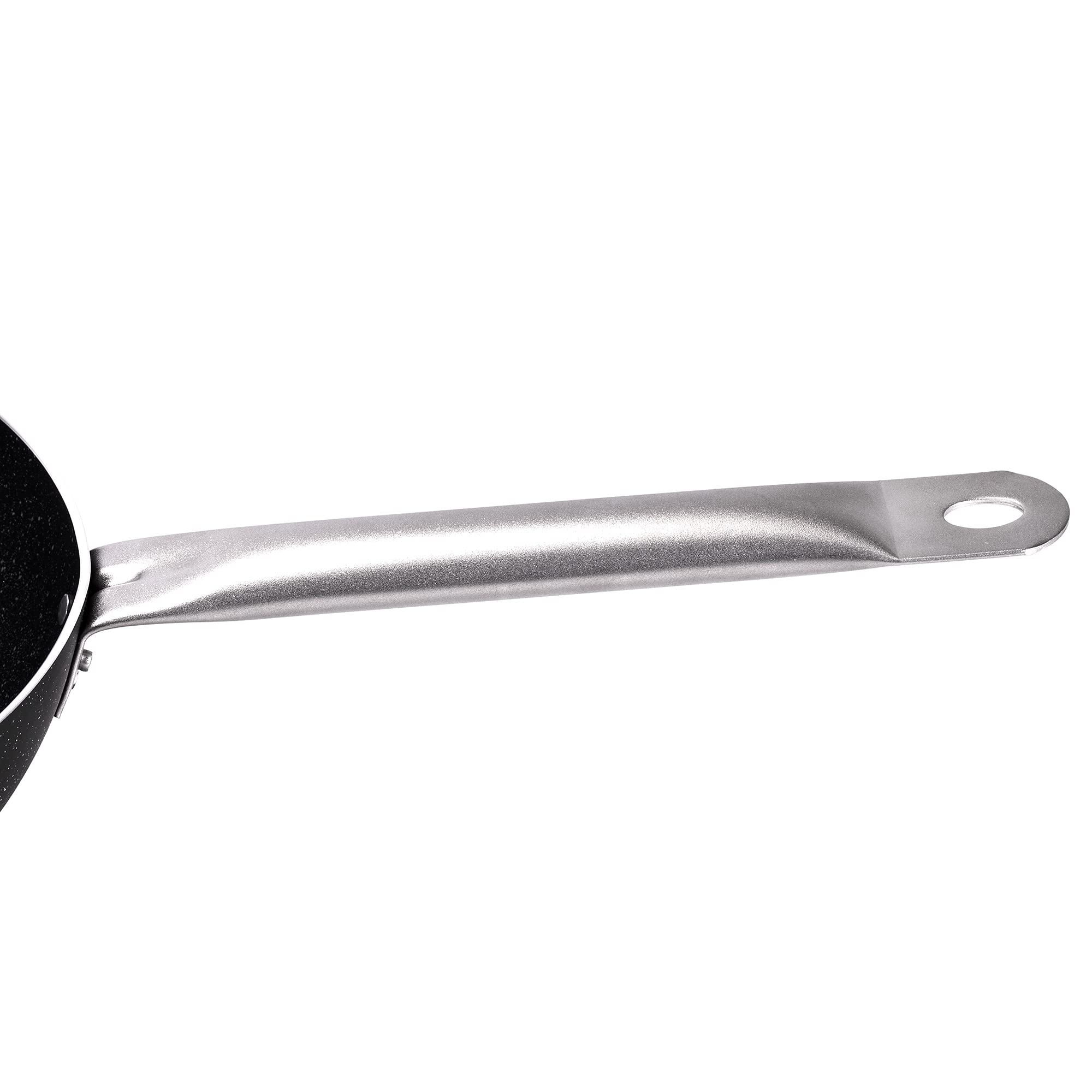 Moneta Etnea Pro Wok 30 cm Edelstahlgriff, Schwarz, 0008654330