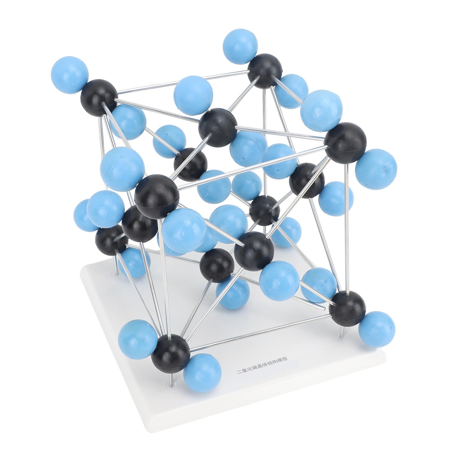 Kit Modello Molecolare di Chimica per L'apprendimento in Classe, Kit Modello di Atomi di CO2 in Plastica Durevole con 28 Atomi di Ossigeno Blu Cielo e 14 di Carbonio