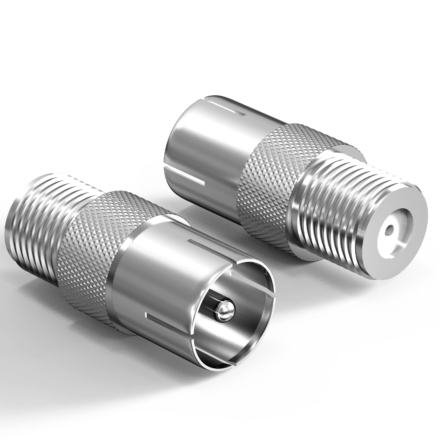 Ancable Female To Male TV Aerial Coaxial Coupler 1 PCS, T/F Type Screw