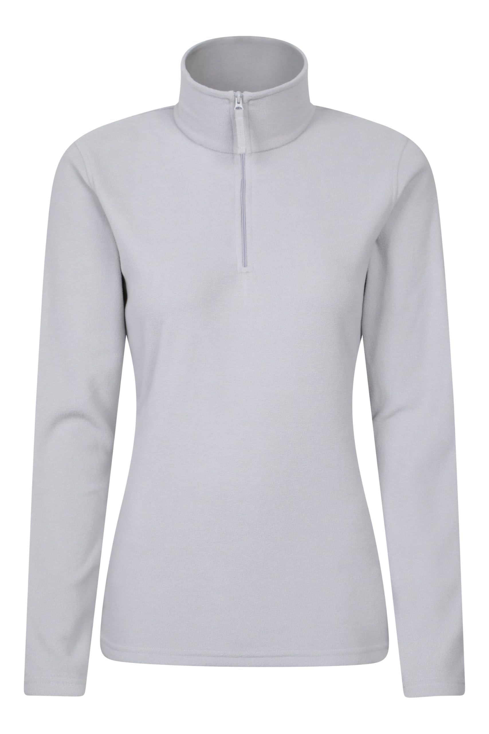 Mountain Warehouse Women's Charcoal Camber Half Zip Fleece - Lightweight, Warm & Cosy Half Zip Sweatshirt Top - Best For Camping, Outdoors, Travelling & Hiking Xxs