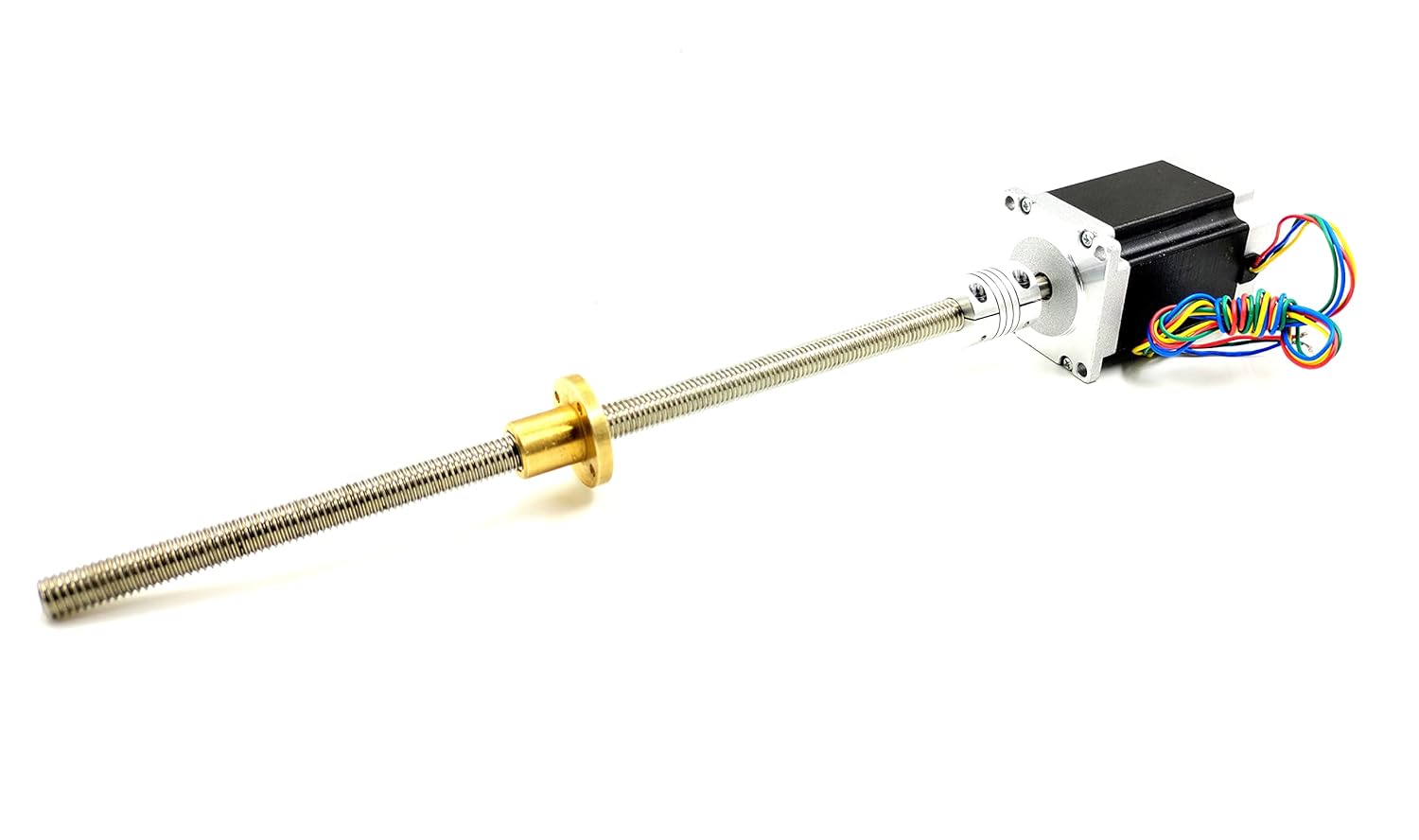 INVENTO 1pcs Nema 23 25 Kg-cm Stepper Motor + Flexible coupling + 400mm ...