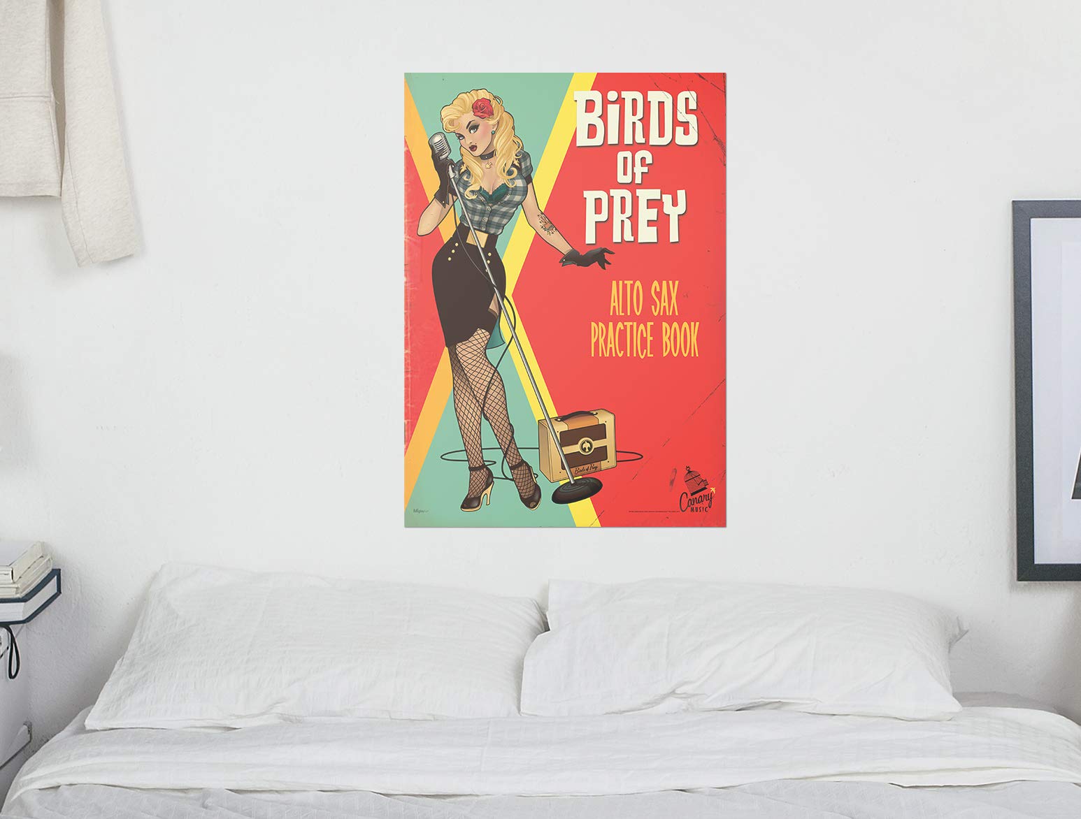 MIGHTYPRINT DC Comics - Bombshell - Justice League - Durable 17” x 24 Wall Art – NOT Made of Paper – Officially Licensed Collectible MP17240232: Black Canary