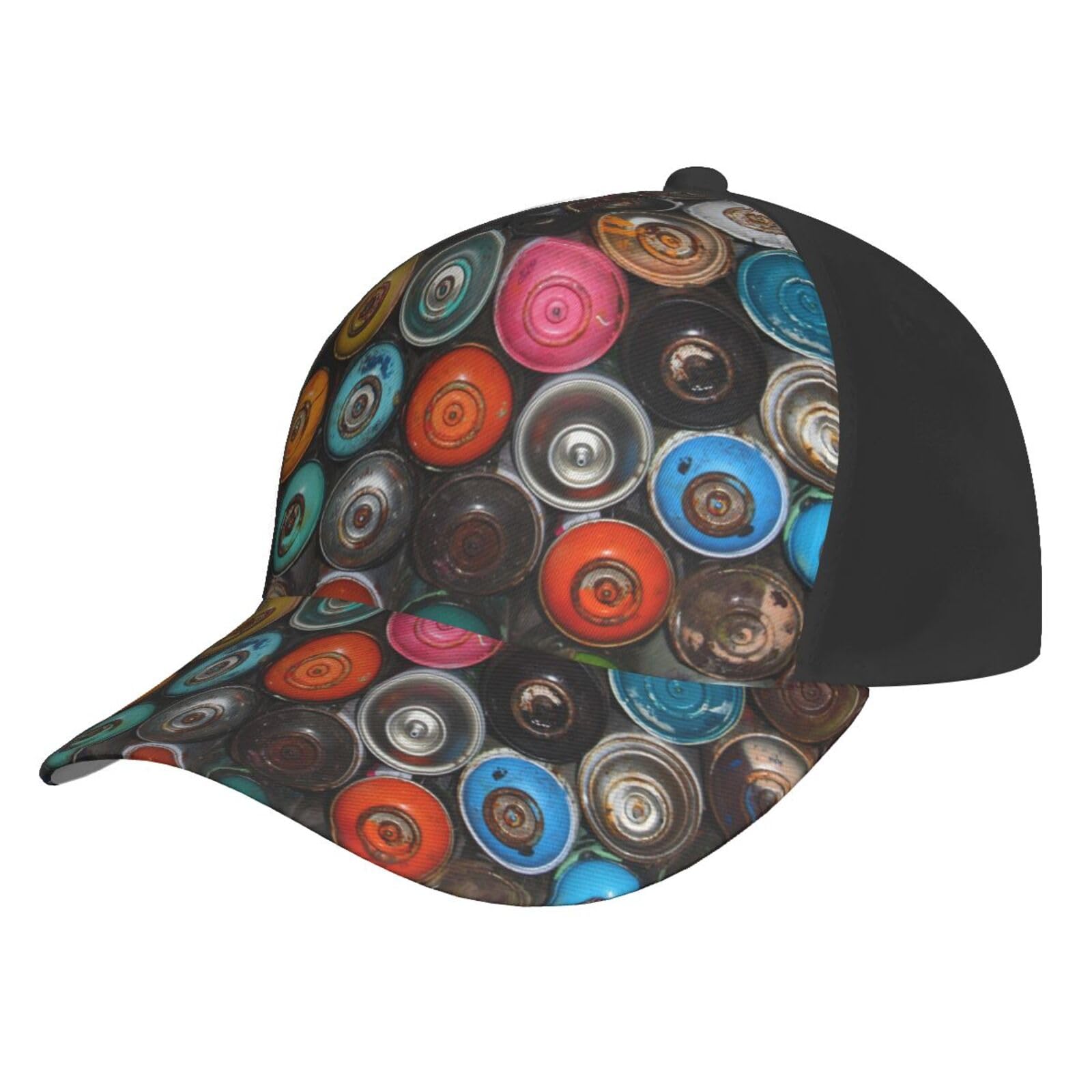 Poadnly Unisex As Picture Paint Can Spray,Baseball Cap Adjustable Classic Dad Hats Trucker Hats