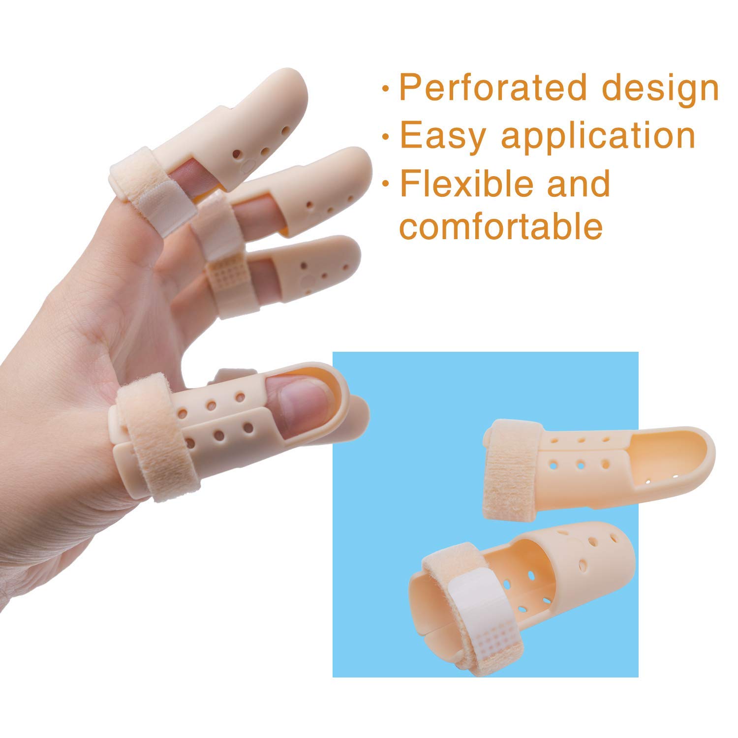 Sumifun Finger Extension Splint for Trigger Finger, Brace Finger Mallet