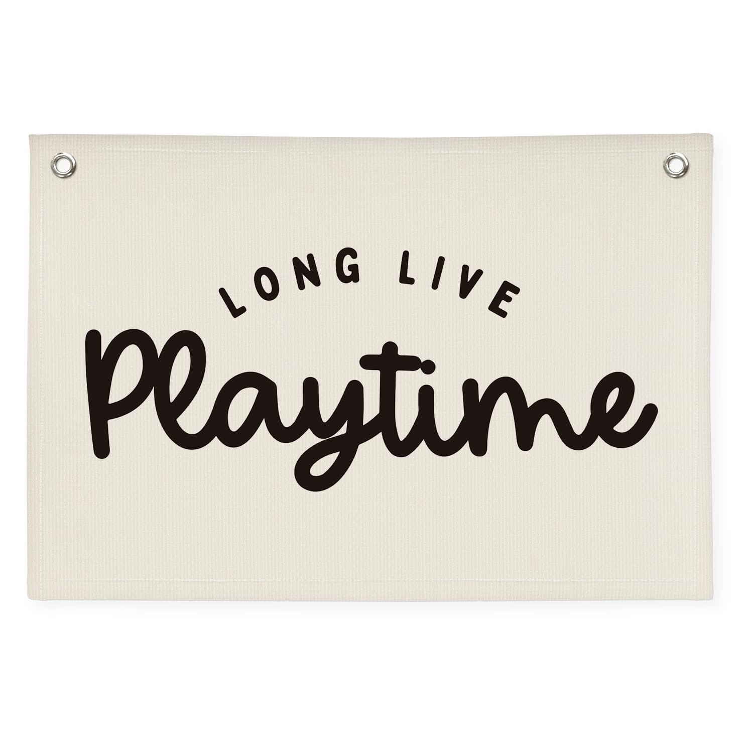 Playroom Decor,Long Live Playtime Linen Hanging Banner Flag Decor for Nursery Playroom Toddler Kids Room Decor, Classroom Decorations,Classroom Must Haves 30x20 playtime