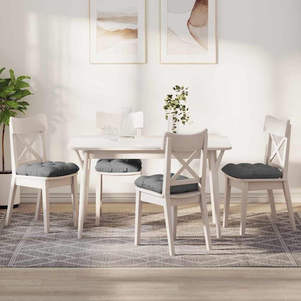 Set di 4 cuscini per sedie, 40 x 40 cm, in tessuto in microfibra, sfoderabili, morbidi cuscini imbottiti per divano, sedia da sala da pranzo, sedia da ufficio e soggiorno