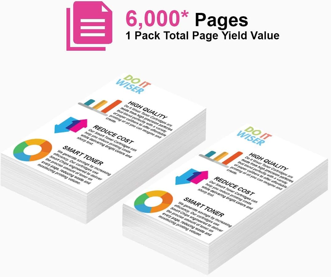 Exclusive Do it Wiser Remanufactured Printer Toner Cartridge Replacement for HP 507A CE402A | HP Laserjet Enterprise M551n M551dn M551xh M570dw M570dn M575c M575dn M575f (Magenta)
