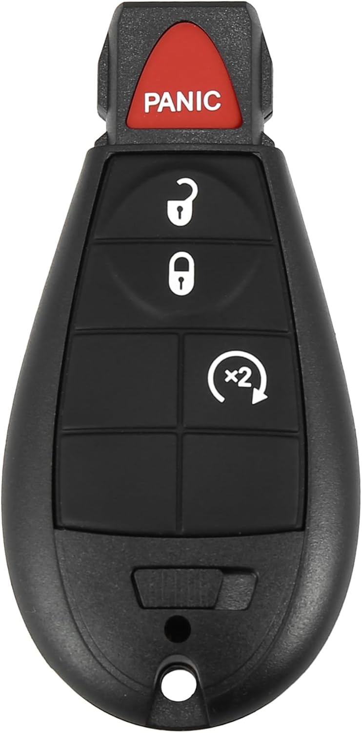 X AUTOHAUX Keyless Entry Remote Car Key Fob M3N5WY783X 433Mhz for Dodge Grand Caravan Charger Durango for Ram 4 Button with Door Key Replacement