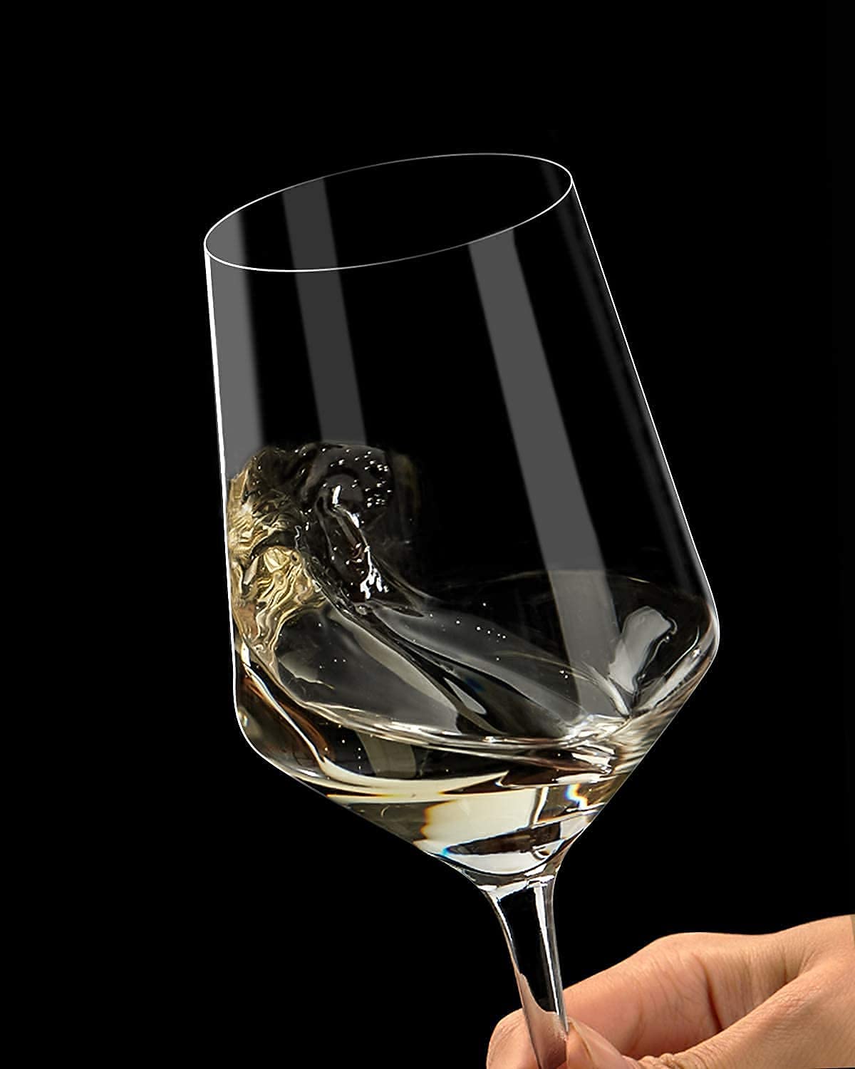 Italian Wine Glasses - Set of 6 Premium Crystal -6 Italian Wine Glasses - Set of 6 Premium Crystal -6