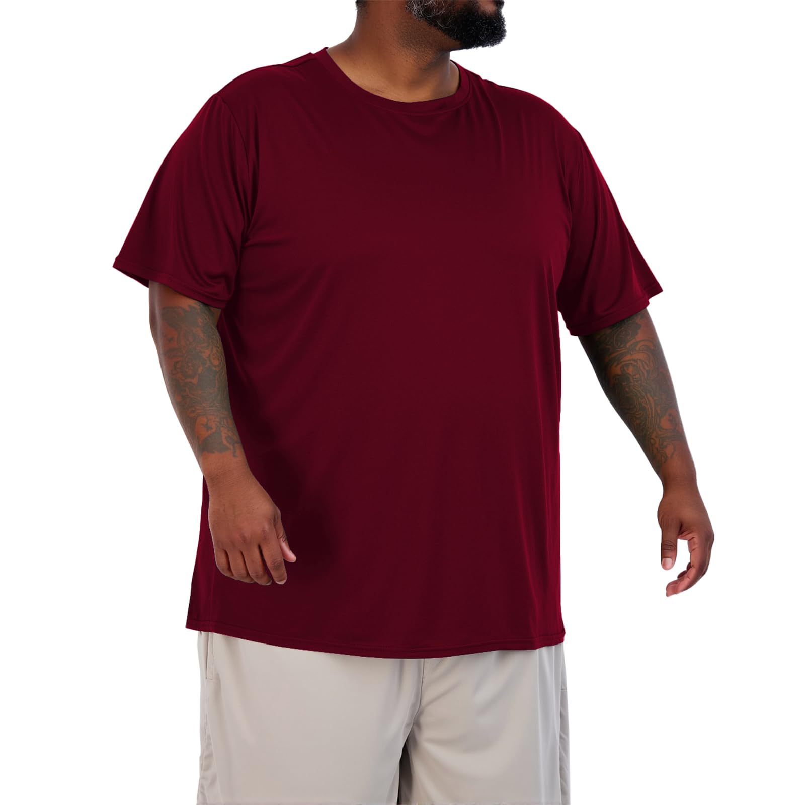 5 Pack T-Shirts Homme Sport Homme Manche Courte Séchage Rapide Respirant Baselayer Haut Running Fitness Gym