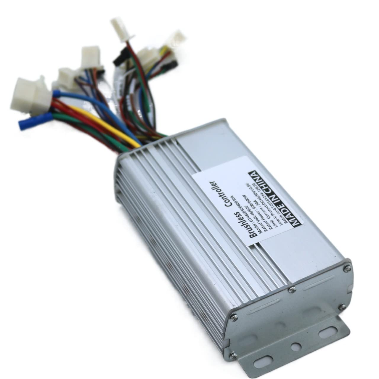 Controlador de Scooter Eléctrico,Controlador de Bi Controlador de Motor BLDC de 48V/60V, 500W/600W, 30Amax, Controlador de Triciclo de Bicicleta eléctrica