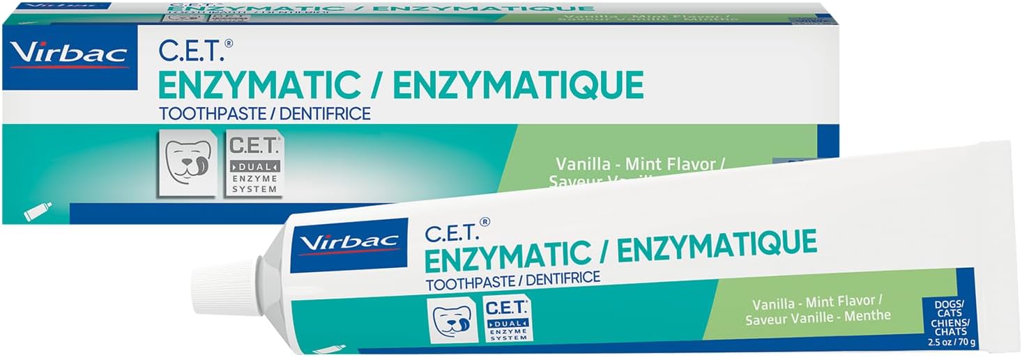 Virbac C.E.T. Enzymatic Toothpaste Eliminates Bad Breath...
