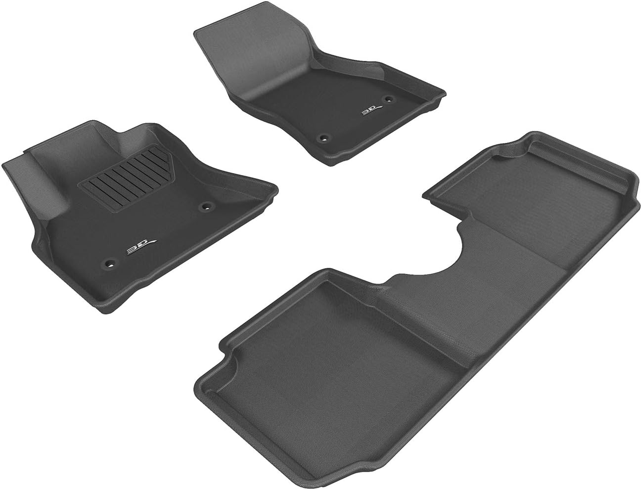 3D MAXpider Complete Set Custom Fit AllWeather Floor Mat for Select