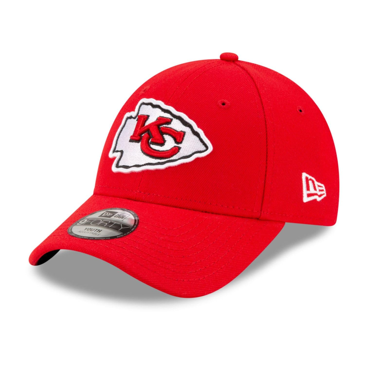 New Era Kansas City Chiefs NFL The League Red 9Forty Adjustable Cap for Kids, Kansas City Chiefs #34856, 6-12 Years