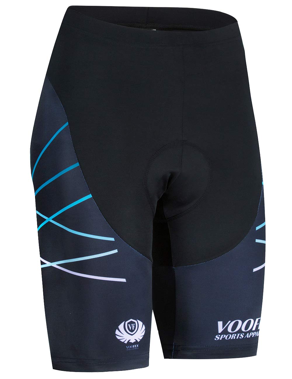 Short de cyclisme rembourré pour femme - Noir - Taille S