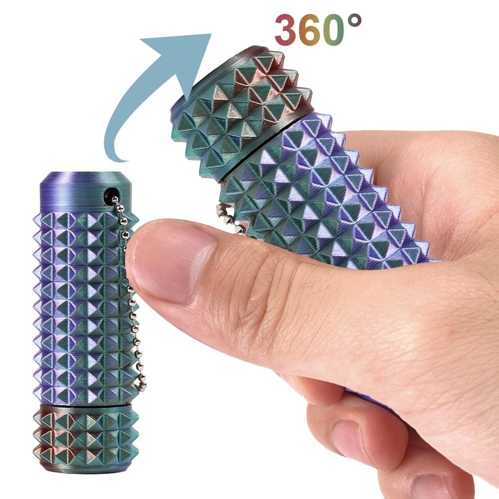 Spiky Grippie Stim Keychain, Anxiety Relief Pain Stim Bumpy Fidget Keychain, Stress, ADHD, Venting Key Pendant - Image 4