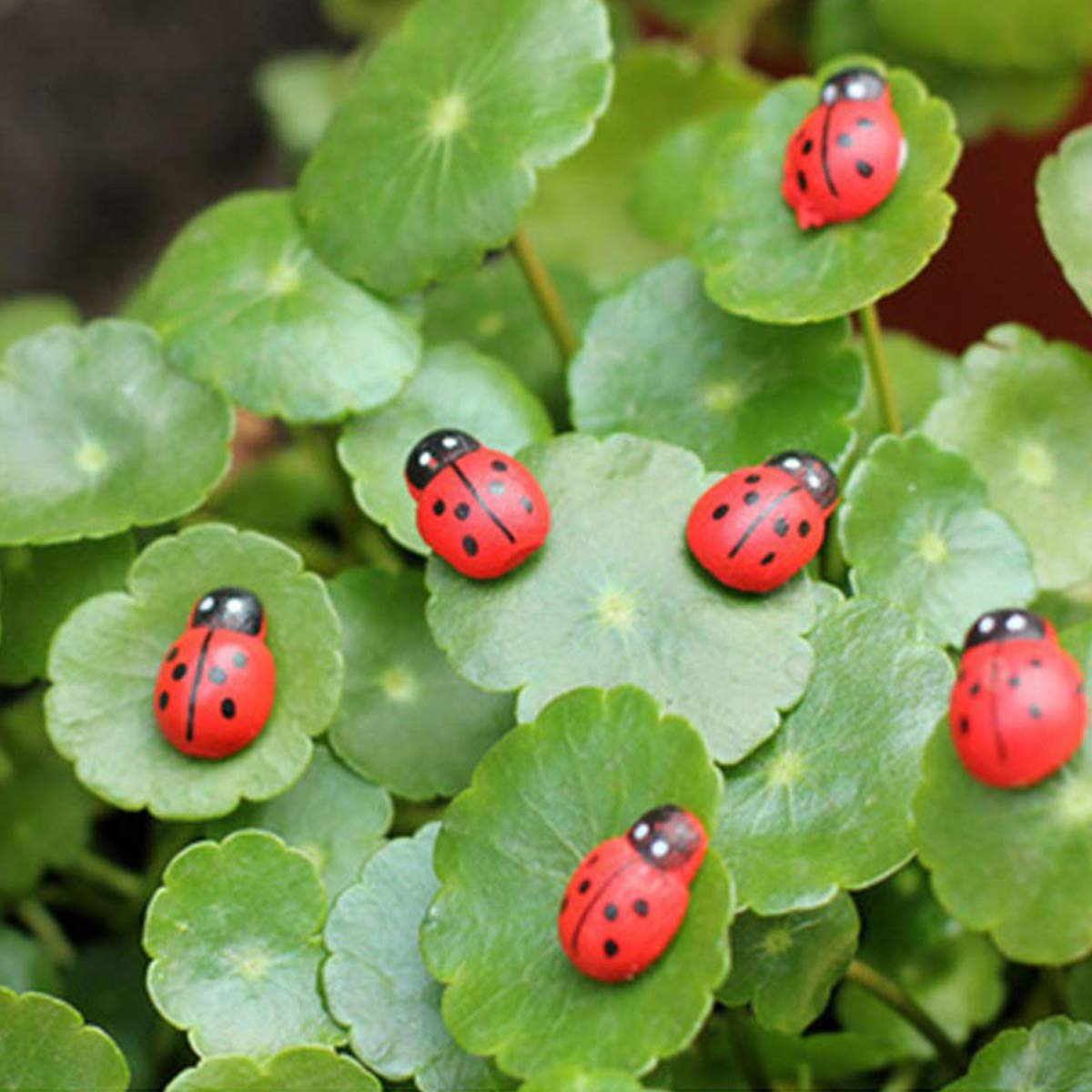 200 Autocollants Bois Miniatures Abeilles Et Coccinelles Zliger - 9x13mm Pour Déco DIY