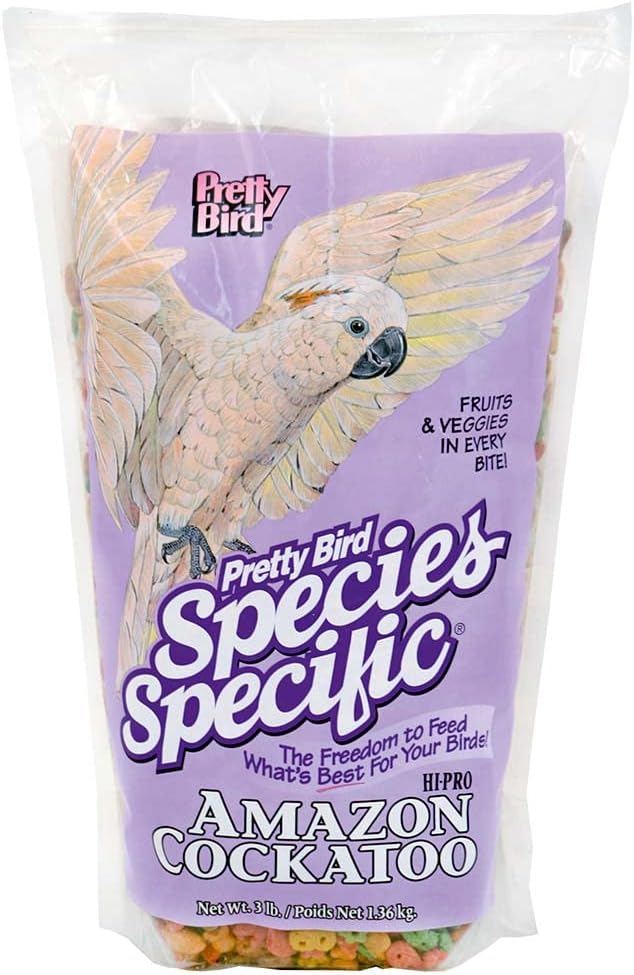 Pretty Bird 235013 Pretty Hi-Pro Food For Cockatoo, 20-Pound