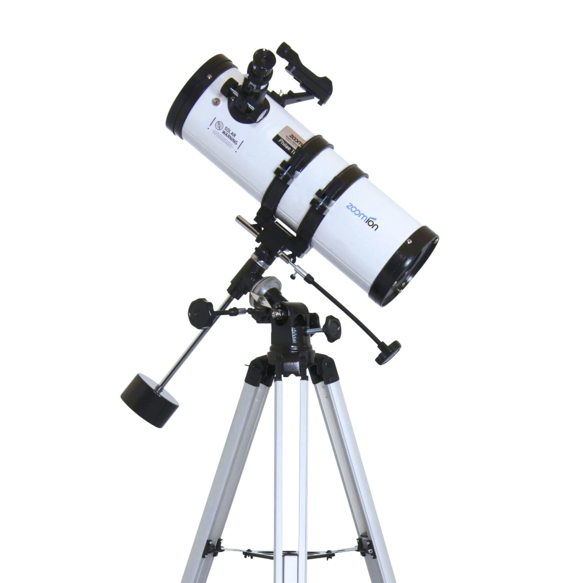 Philae 114/500 EQ riflettore telescopio - Cannocchiale astronomico con treppiede, supporto e oculari per bambini e principianti