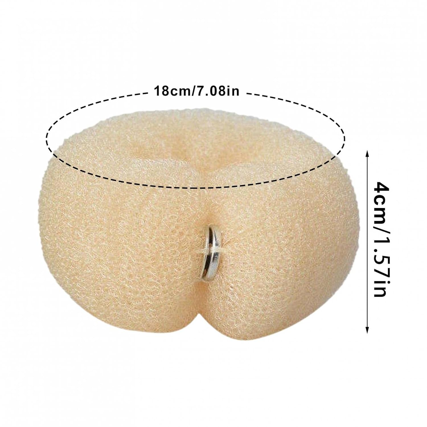ZITIANY Donut Hair Bun Maker, DIY Hair Foam Ring Shaper Snap, New Roll Tool Hair Ring, Small Round Bun Head Hair Maker For Women : Beauty & Personal Care