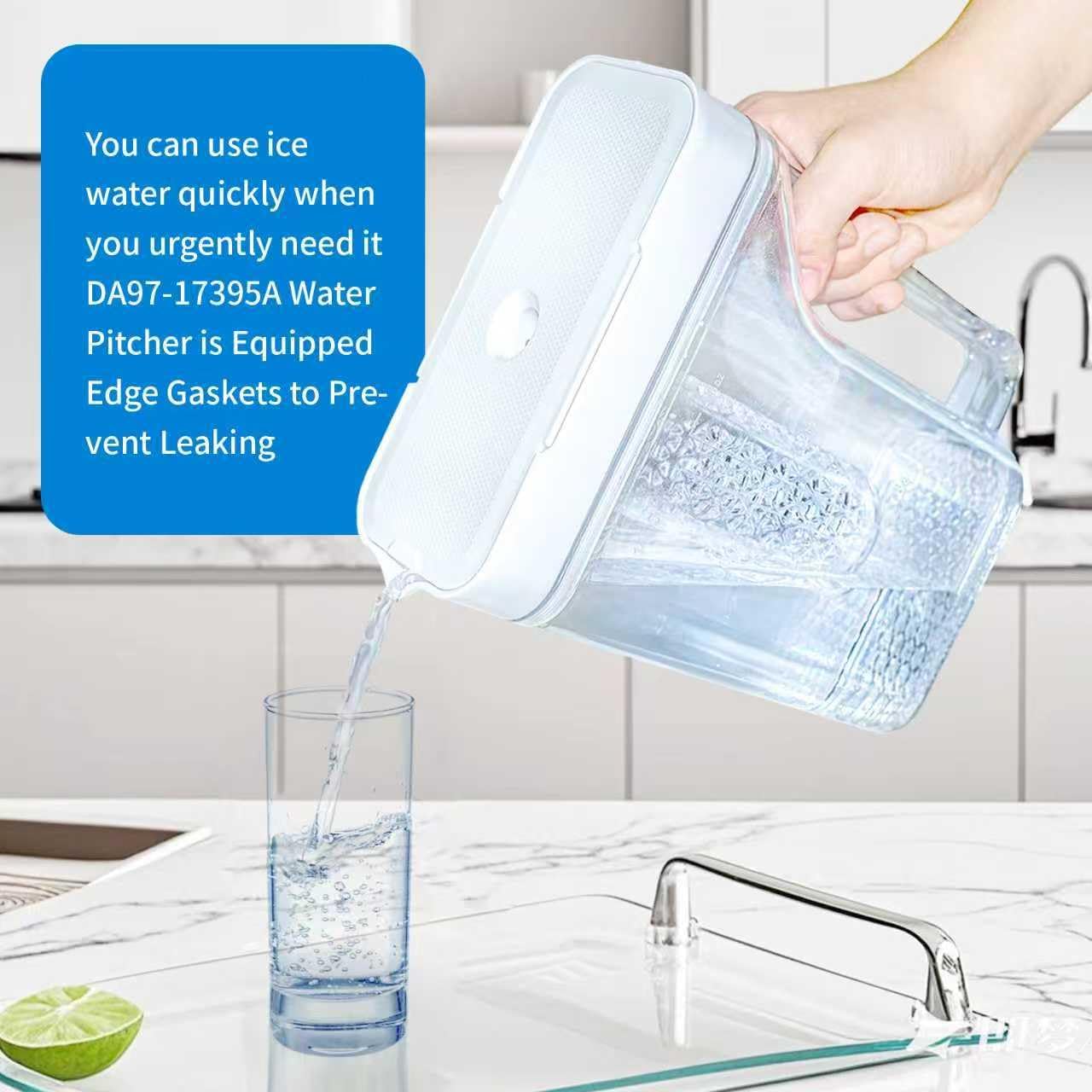 DA97-17395A Water Pitcher Reservoir for Samsung Fridge Water Pitcher RF23M8070SR No Leak Replacement Tank Assembly Pitcher