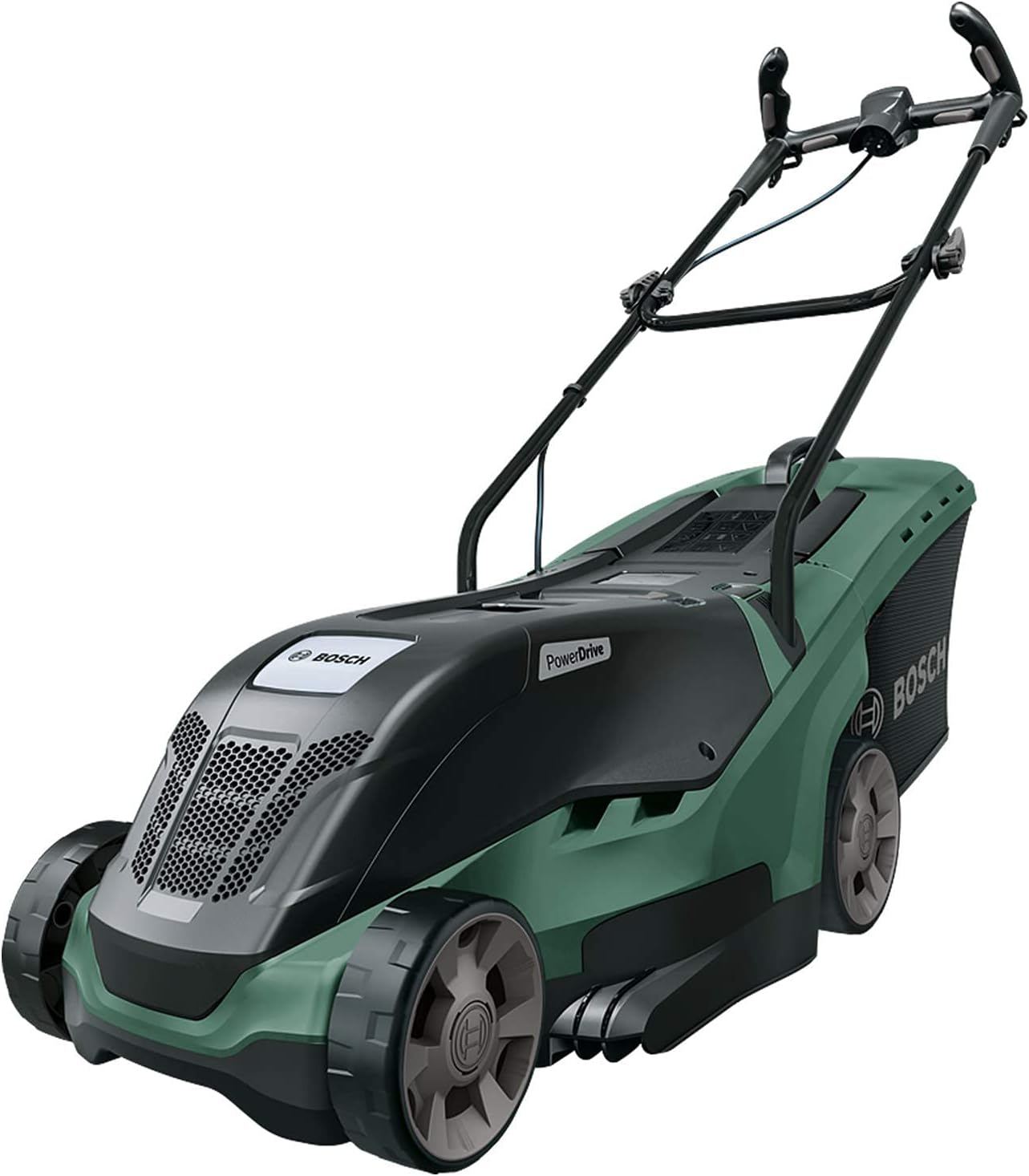 Tondeuse filaire électrique Bosch UniversalRotak 550 1300W 36 cm milieu de gamme LeafCollect