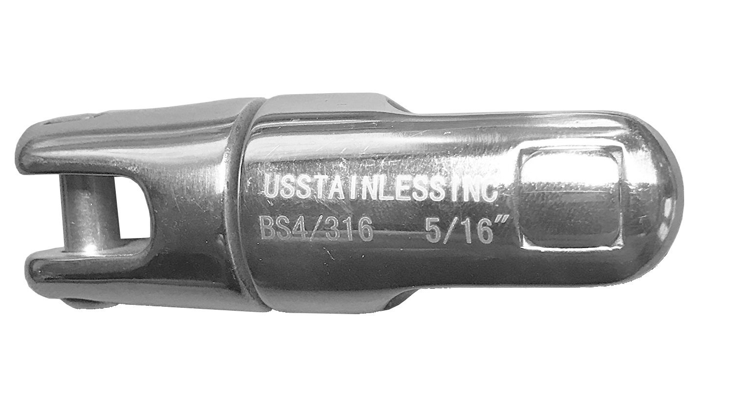 US Stainless Stainless Steel 316 Anchor Swivel Connector 5/16" or 8mm Marine Grade