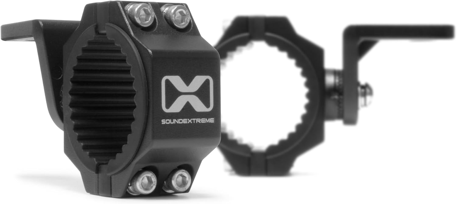 SoundExtreme SE V8 LEDホイップライト取り付けブラケット2個 ヘビーデューティーアルミニウム360度回転 1.7