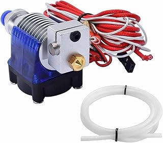 APAAZO 3D printer V6 12V/24V remote print J-head Hotend extruder 1meter ptfe tube and cooling fan bracket for 1.75mm filament (Size : 12V 0.4mm 1.75mm)