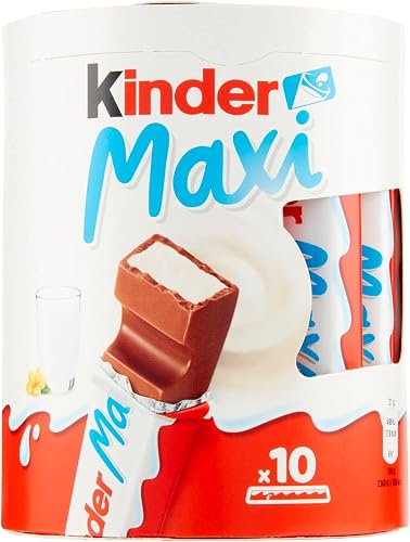 Kinder Maxi Barres Chocolatées 210 g 10 Pièces