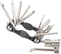 Canivete Ferramentas 12 Funções Chave Corrente Bike Mtb Jws/AAA