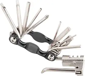 Canivete Ferramentas 12 Funções Chave Corrente Bike Mtb Jws/AAA