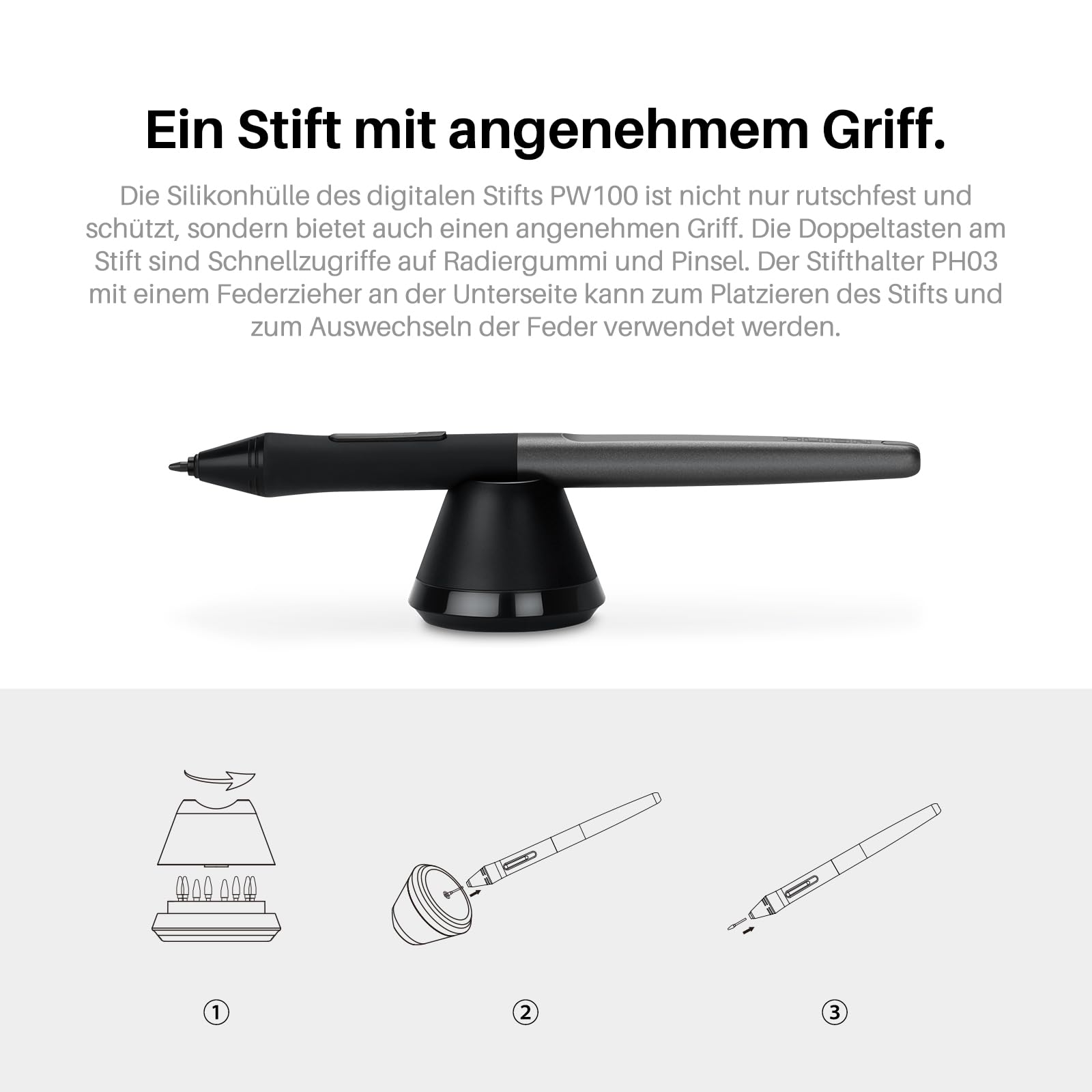HUION Inspiroy H1060P Grafiktablett mit 10 x 6,25 Zoll Arbeitsfläche, Batterielosem Eingabestift und 12 Hotkeys, Zeichentablett für Win, Mac, Android,Ideal zum Zeichnen, Online-Unterricht und Arbeiten