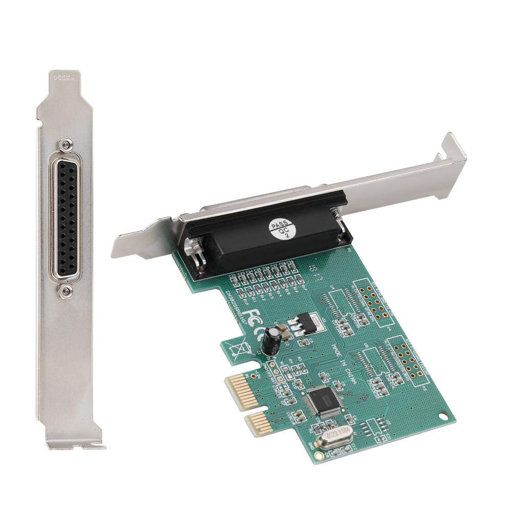 PCIe Parallel Port Adapter - DB25 Printer Converter -5