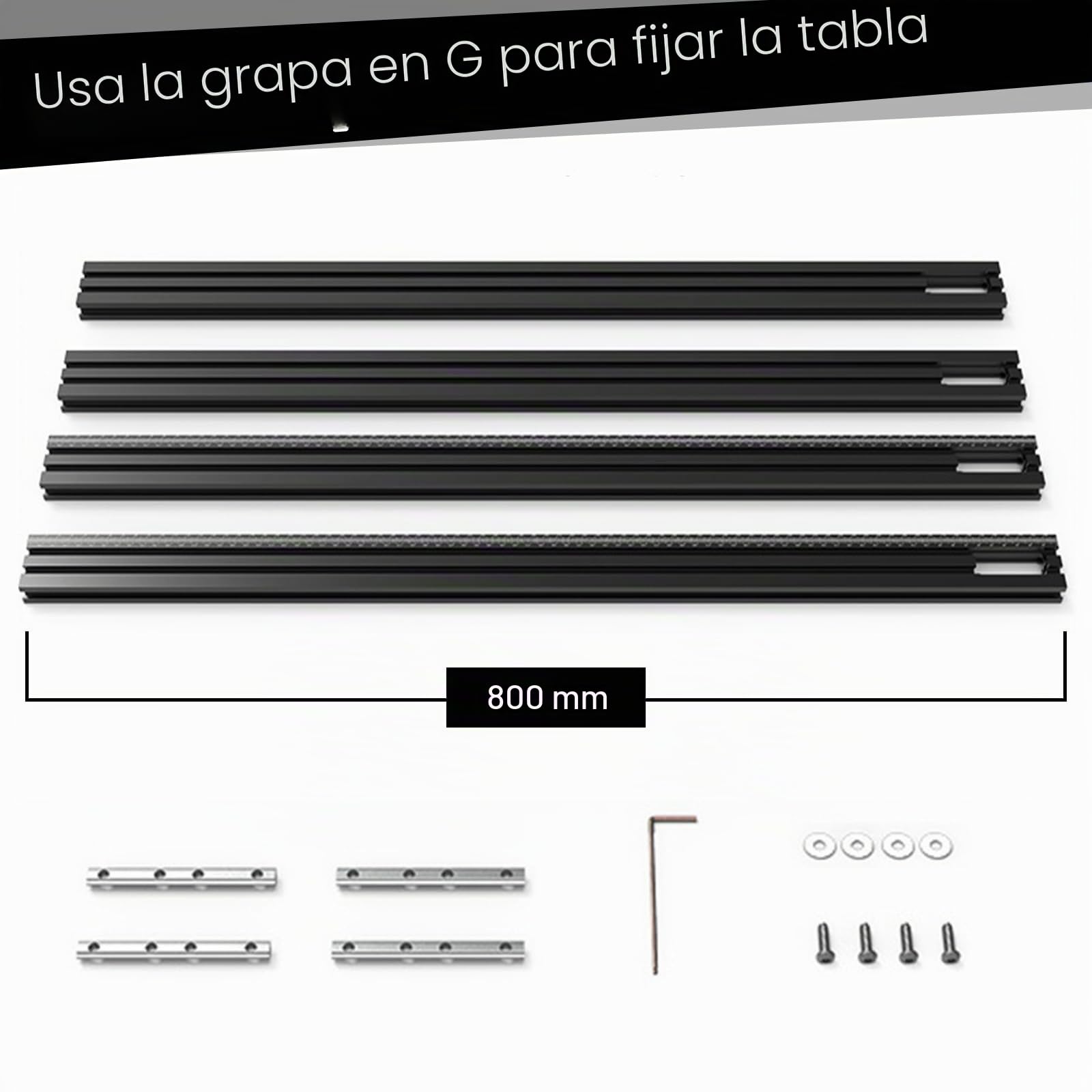 Plantilla de Enrutador Ajustable para Crear Ranuras Rectangulares Cuadradas | Plantilla de Enrutador de 800 mm x 800 mm, Ayuda de Enrutador para Enrutadores de Carpintería