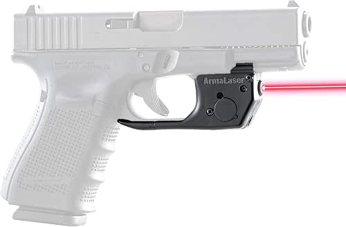 ArmaLaser TR22 Red Laser Sight (FITS Glock 17/19/22/23/24/31/32/34/35/37/38/44/45 with Rails