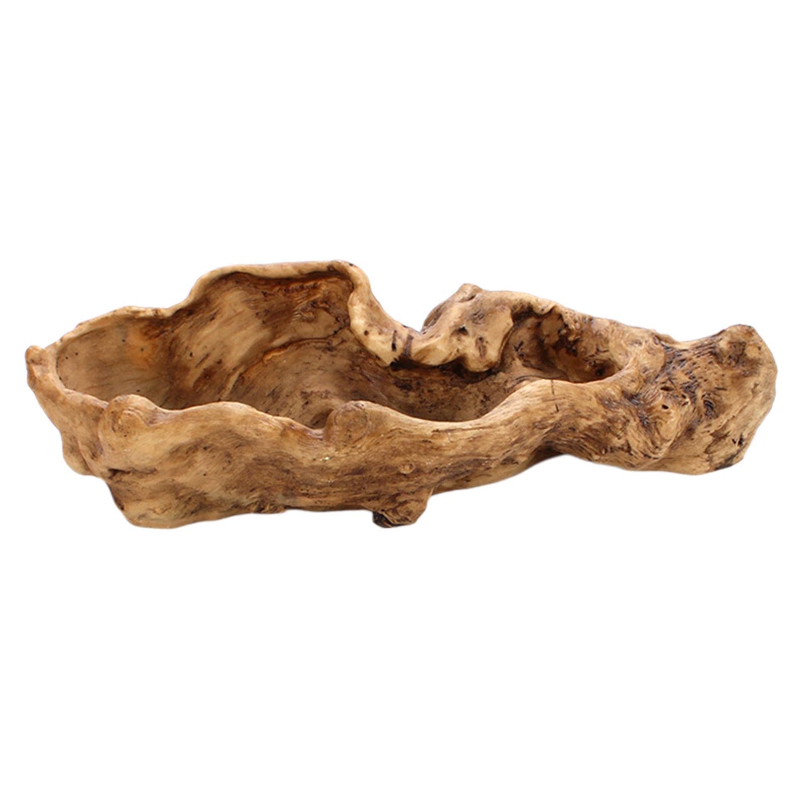 Vaso da Fiori in Resina con Foro di Drenaggio, 36x12x9 cm, 36x12x9 cm